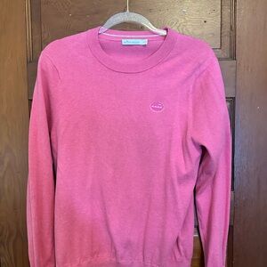 Peter Millar Pink Crew Neck Sweater